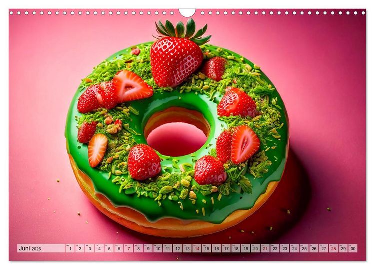Produktbild: Donuts - Eine Reise durch die Jahreszeiten (Wandkalender 2026 DIN A3 quer), CALVENDO Monatskalender