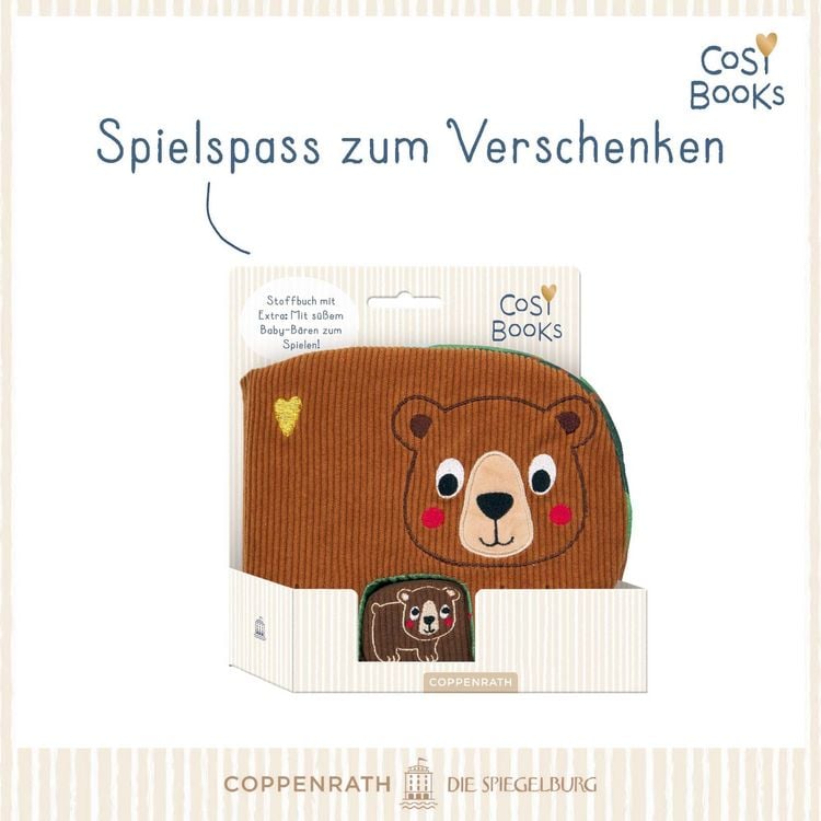 Produktbild: CosyBooks: Babys Spielbuch Kleiner B&auml;r