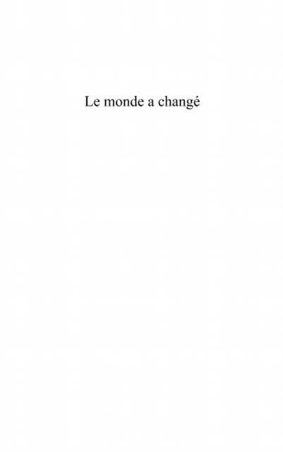 Produktbild: Monde a change Le