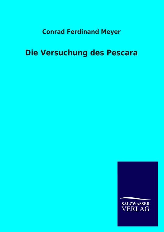 Produktbild: Die Versuchung des Pescara