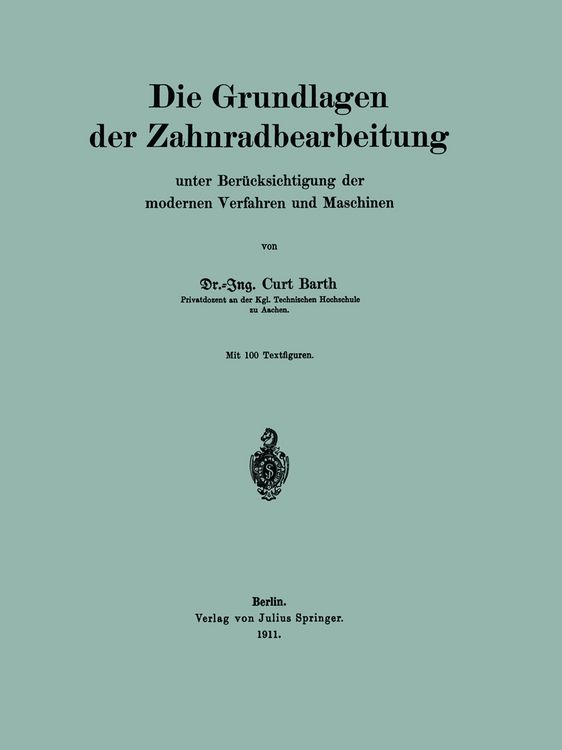 Produktbild: Die Grundlagen der Zahnradbearbeitung