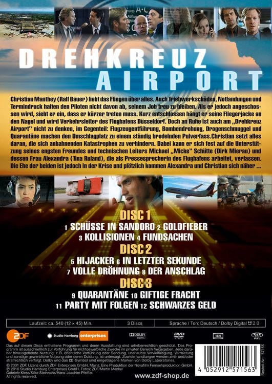 Produktbild: Drehkreuz Airport - Die komplette Serie [3 DVDs]