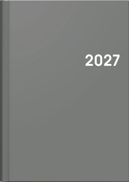 Produktbild: BRUNNEN 1079661637 Buchkalender Mod. 796 2027 A5, Kunststoff, grau