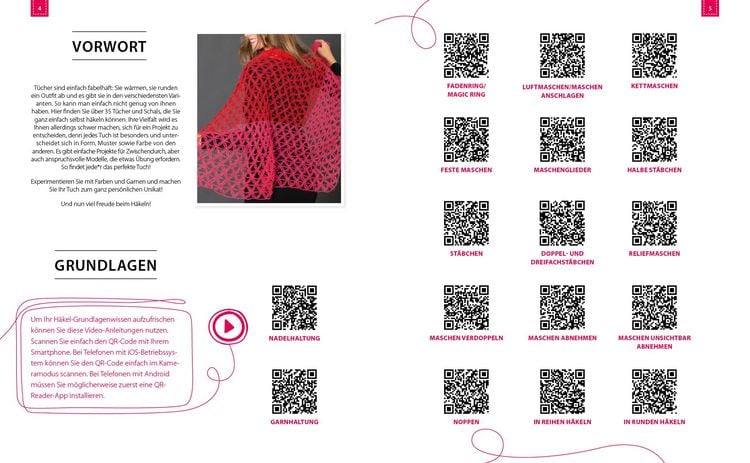 Produktbild: H&auml;keln kompakt &ndash; T&uuml;cher h&auml;keln. Mit Video-Anleitungen zu allen Grundtechniken