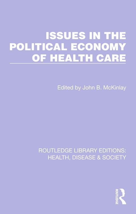 Produktbild: Issues in the Political Economy of Health Care
