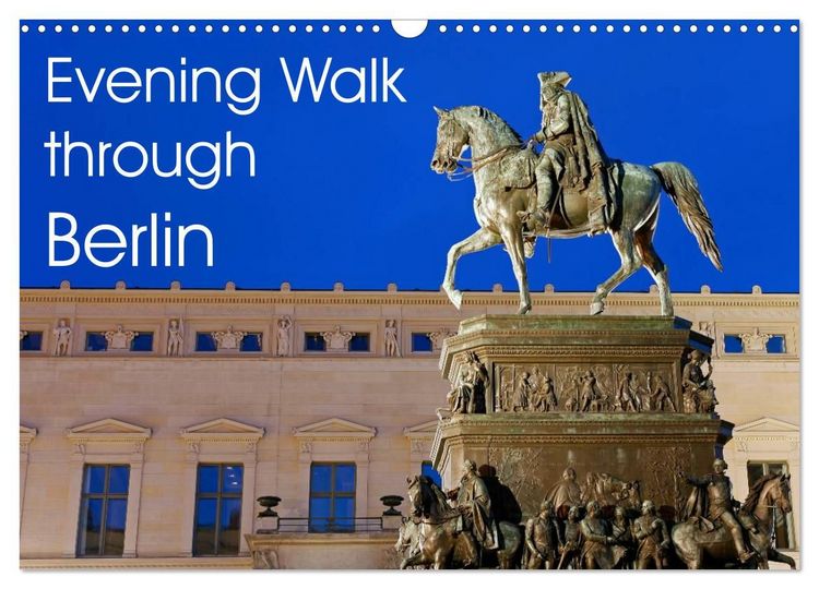 Produktbild: Evening Walk through Berlin (Wall Calendar 2027 DIN A3 landscape), CALVENDO 12 Month Wall Calendar