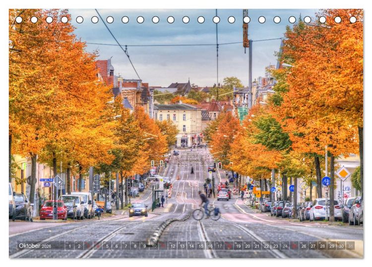 Produktbild: Halle an der Saale - Stadtansichten (Tischkalender 2026 DIN A5 quer), CALVENDO Monatskalender