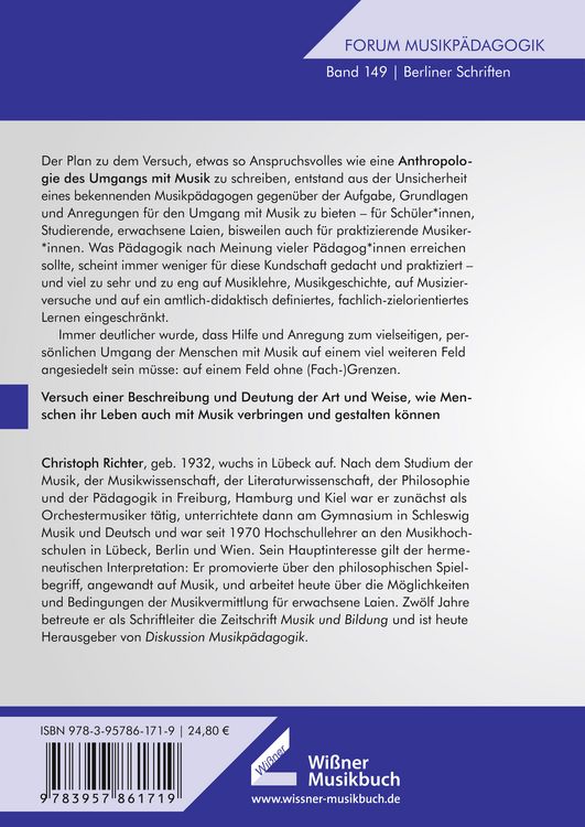 Produktbild: Musik &ndash; ein Lebensmittel