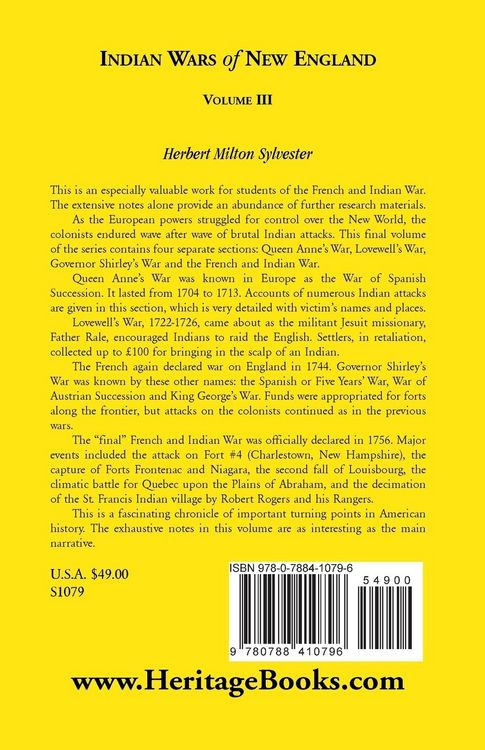 Produktbild: Indian Wars of New England, Volume 3