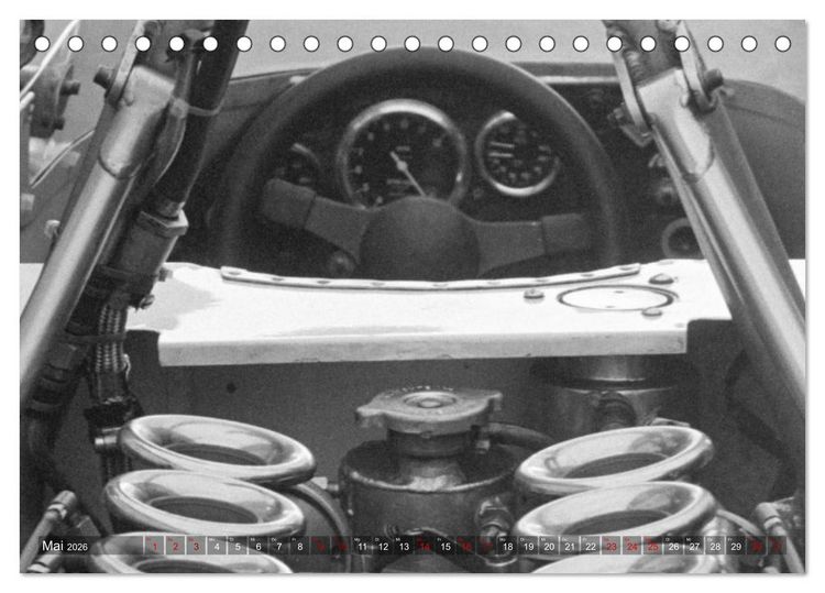 Produktbild: Formel, Rennen, Boxengasse 1971-&acute;83 (Tischkalender 2026 DIN A5 quer), CALVENDO Monatskalender