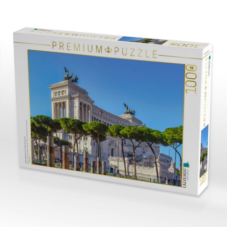 Produktbild: CALVENDO Puzzle Nationaldenkmal f&uuml;r Viktor Emanuel II | 1000 Teile Lege-Gr&ouml;&szlig;e 64x48cm Foto-Puzzle f&uuml;r gl&uuml;ckliche Stunden
