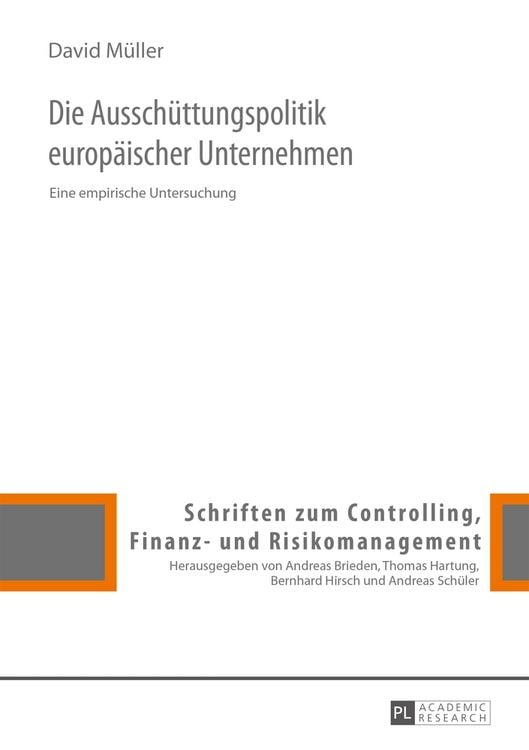 Produktbild: Die Aussch&uuml;ttungspolitik europ&auml;ischer Unternehmen