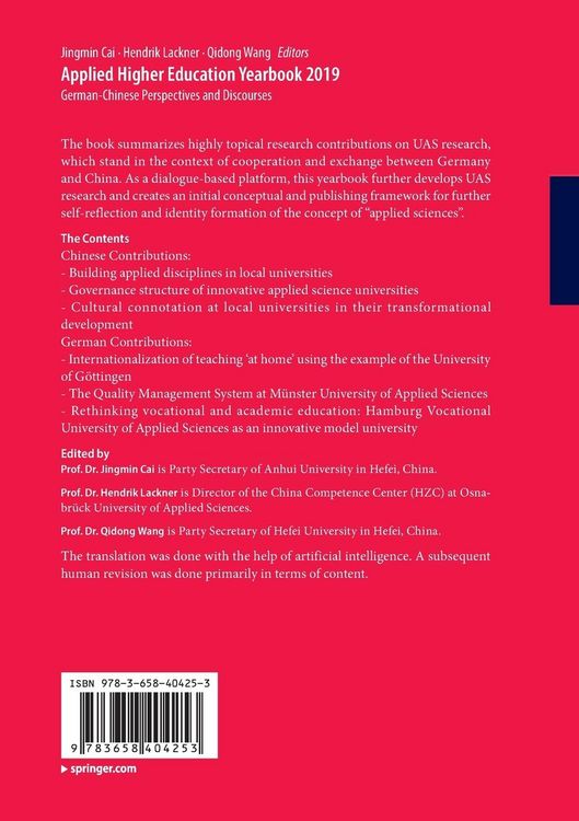 Produktbild: Applied Higher Education Yearbook 2019