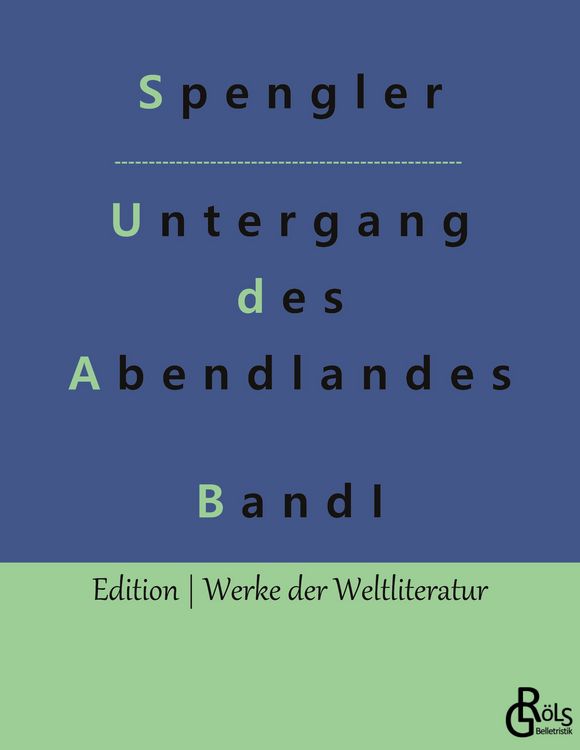 Produktbild: Der Untergang des Abendlandes
