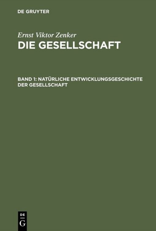Produktbild: Nat&uuml;rliche Entwicklungsgeschichte der Gesellschaft