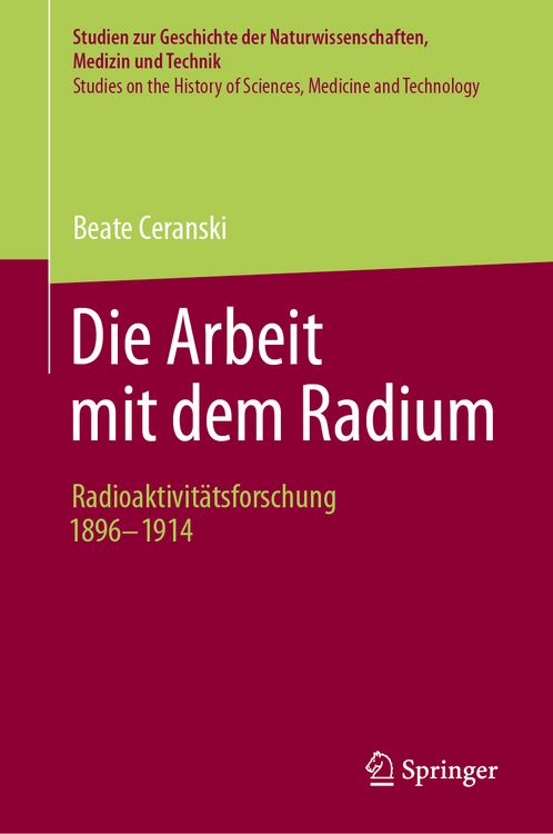 Produktbild: Die Arbeit mit dem Radium