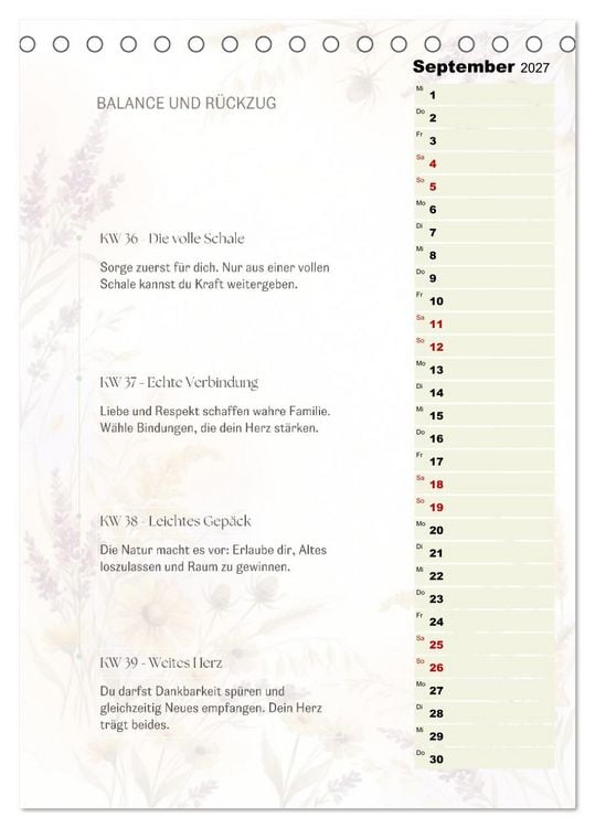 Produktbild: SEELENKOMPASS (Tischkalender 2027 DIN A5 hoch), CALVENDO Monatskalender