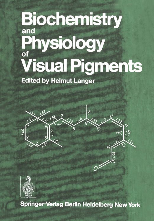 Produktbild: Biochemistry and Physiology of Visual Pigments