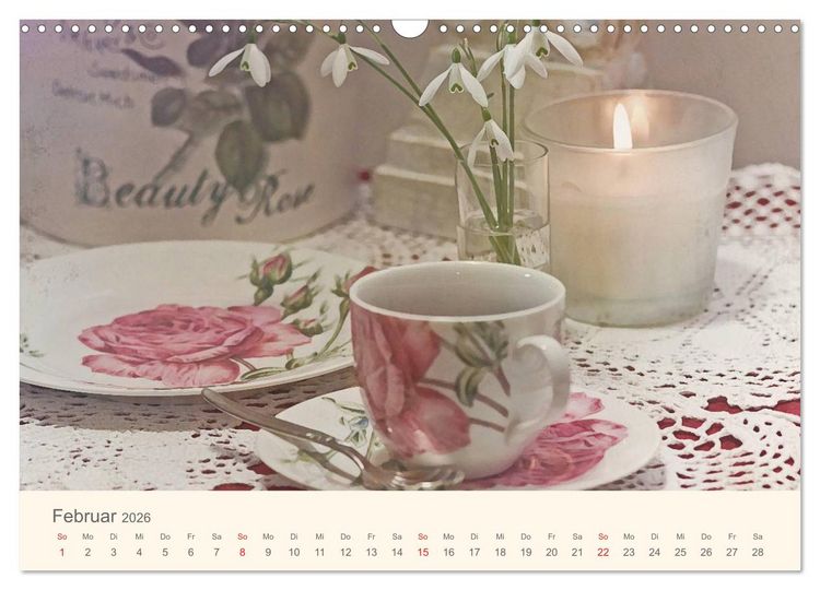 Produktbild: Romantik-Stillleben (Wandkalender 2026 DIN A3 quer), CALVENDO Monatskalender