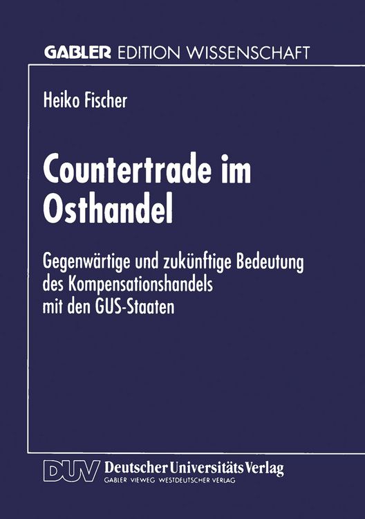Produktbild: Countertrade im Osthandel