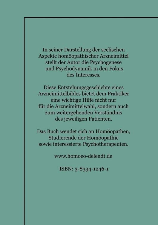 Produktbild: Psychodynamik Hom&ouml;opathischer Arzneimittelbilder