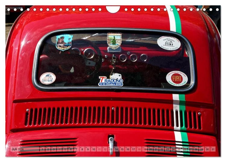 Produktbild: Cinquecento Der kleine Italiener - 60 Jahre zeitloses Kultobjekt (Wandkalender 2026 DIN A4 quer), CALVENDO Monatskalender