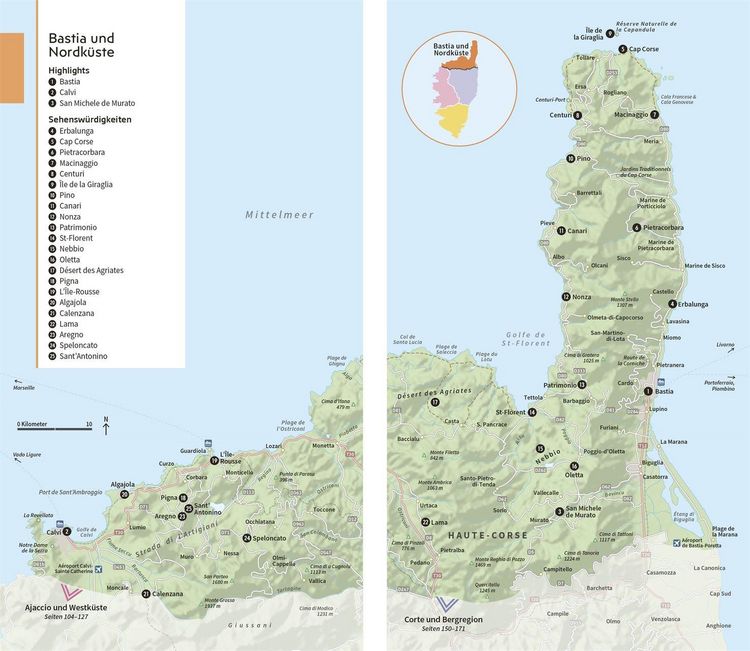 Produktbild: Vis-&agrave;-Vis Reisef&uuml;hrer Korsika