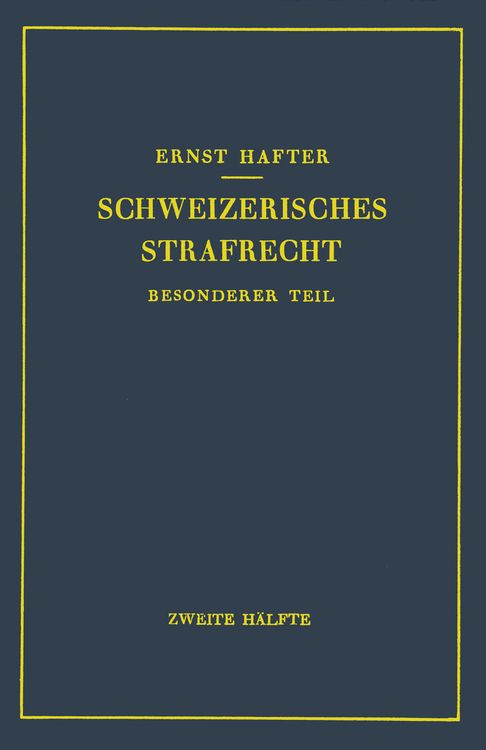 Produktbild: Schweizerisches Strafrecht