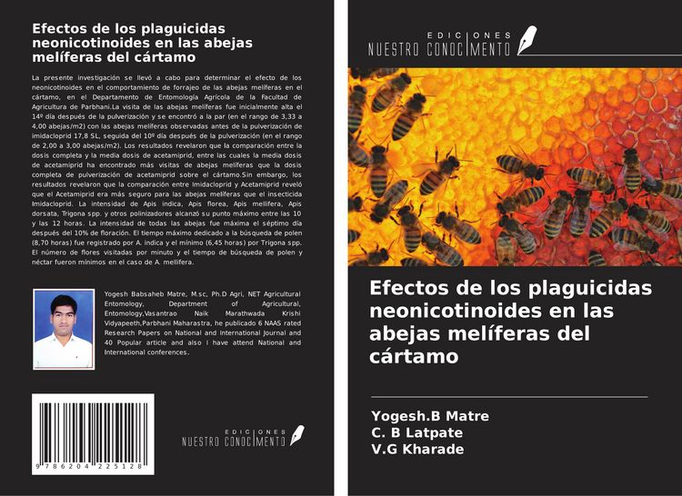Produktbild: Efectos de los plaguicidas neonicotinoides en las abejas mel&iacute;feras del c&aacute;rtamo