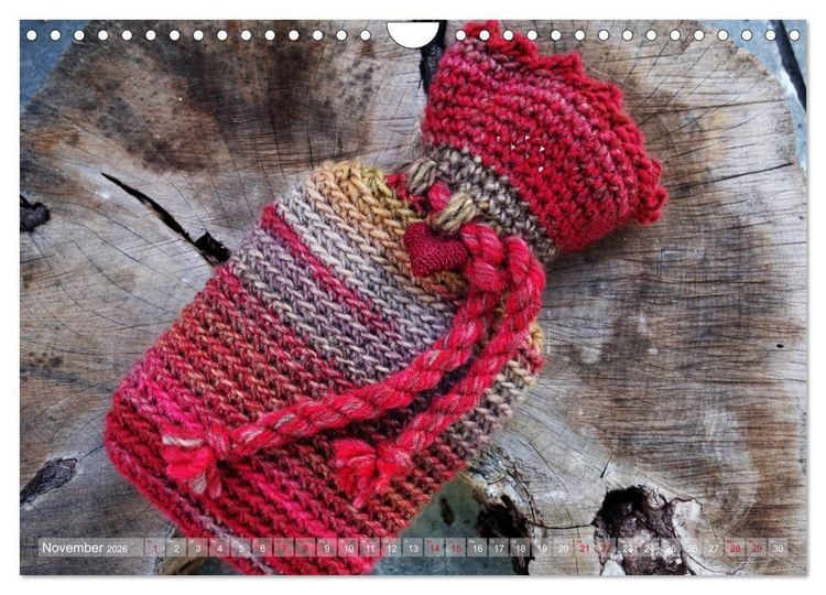 Produktbild: H&auml;kelimpressionen - Geh&auml;kelte Ideen f&uuml;r Haus und Garten (Wandkalender 2026 DIN A4 quer), CALVENDO Monatskalender