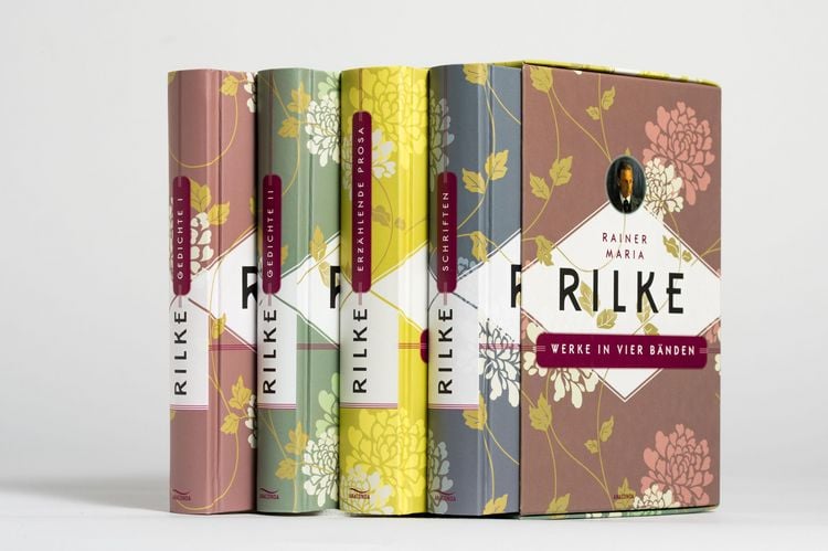 Produktbild: Rainer Maria Rilke, Werke in vier B&auml;nden (Gedichte I - Gedichte II - Erz&auml;hlende Prosa - Schriften) (4 B&auml;nde im Schuber)