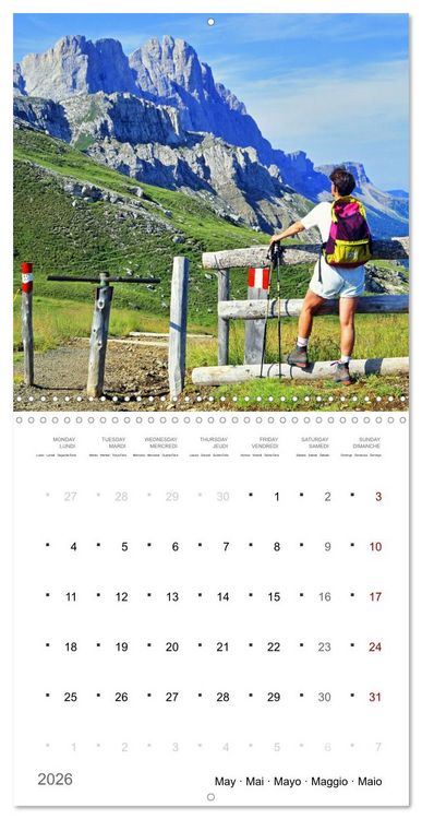 Produktbild: Dolomites Moments in the light (Wall Calendar 2026 12 &times; 12 Inch) CALVENDO 12 Month Wall Calendar
