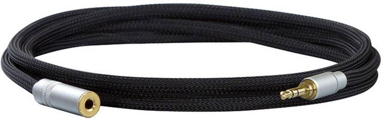 Produktbild: Dynavox 207378 Audio Verl&auml;ngerungskabel [1x Klinkenbuchse 3.5 mm - 1x Klinkenstecker 3.5 mm] 1.50 m Schwarz