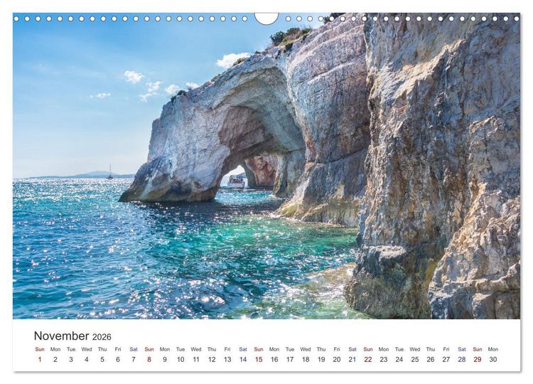 Produktbild: Zakynthos - the Lovely Island (Wall Calendar 2026 DIN A3 landscape), CALVENDO 12 Month Wall Calendar