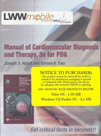 Produktbild: Manual of Cardiovascular Diagnosis and Therapy for PDA: Powered by Skyscape, Inc.