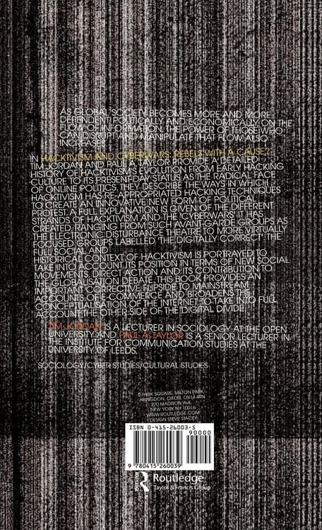 Produktbild: Hacktivism and Cyberwars