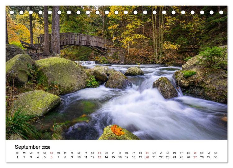 Produktbild: Deutschlands Landschaften - Vom Meer bis zu den Alpen (Tischkalender 2026 DIN A5 quer), CALVENDO Monatskalender