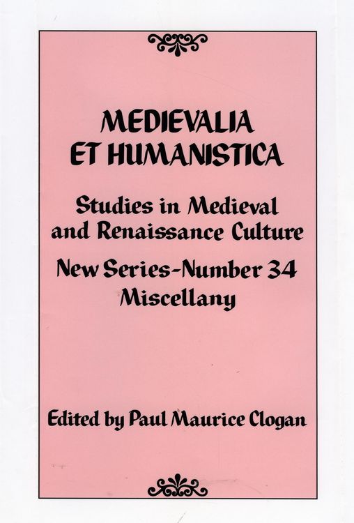 Produktbild: Medievalia et Humanistica, No. 34