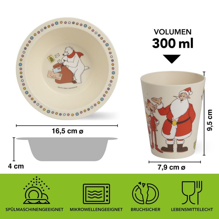 Produktbild: Fr&uuml;hst&uuml;cksset, 3tlg, R-PET