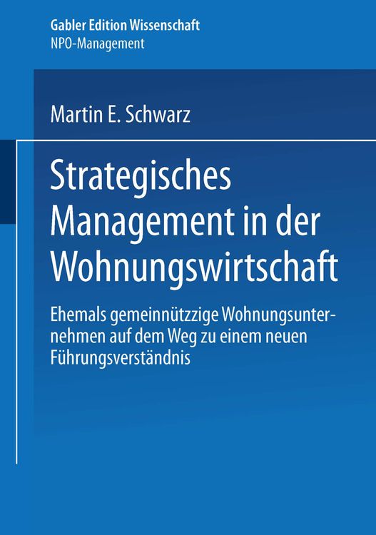 Produktbild: Strategisches Management in der Wohnungswirtschaft