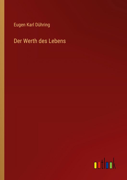 Produktbild: Der Werth des Lebens