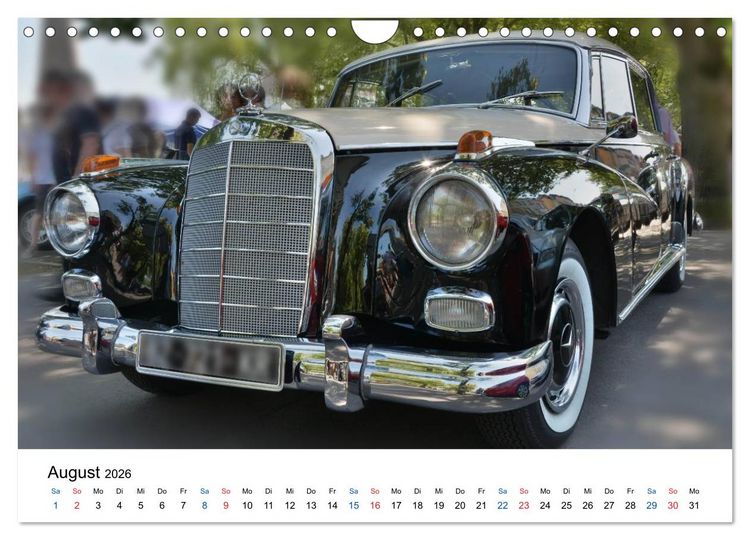 Produktbild: Oldtimer - Altes Blech in neuem Glanz (Wandkalender 2026 DIN A4 quer), CALVENDO Monatskalender