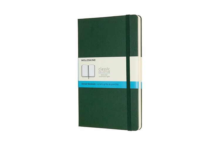 Produktbild: Moleskine Notizbuch Large/A5, Punktraster, Myrtengr&uuml;n