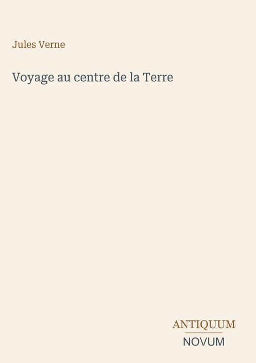 Produktbild: Voyage au centre de la Terre