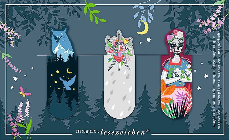 Produktbild: Magnetlesezeichen Mystic night
