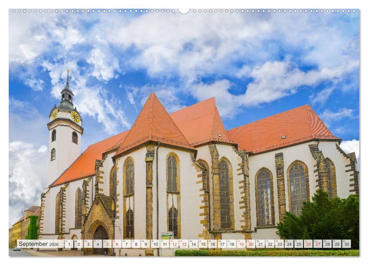 Produktbild: Torgau Impressionen (hochwertiger Premium Wandkalender 2026 DIN A2 quer), Kunstdruck in Hochglanz