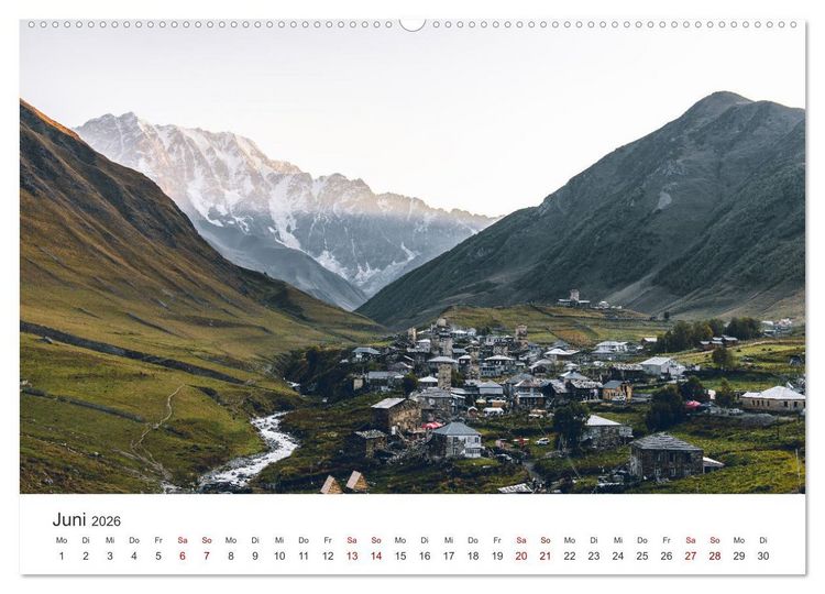 Produktbild: Georgien - Ein ph&auml;nomenales Naturparadies. (Wandkalender 2026 DIN A2 quer), CALVENDO Monatskalender