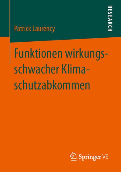 Produktbild: Funktionen wirkungsschwacher Klimaschutzabkommen