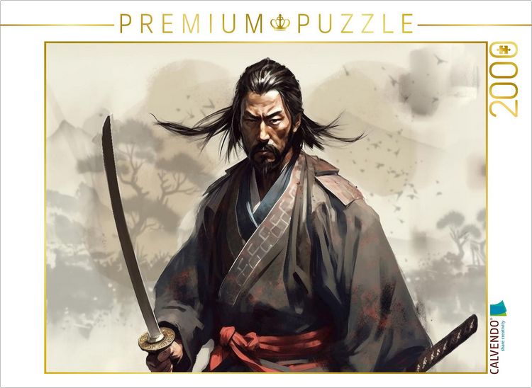 Produktbild: CALVENDO Puzzle Samurai Krieger | 2000 Teile Lege-Gr&ouml;&szlig;e 90x67cm Foto-Puzzle f&uuml;r gl&uuml;ckliche Stunden