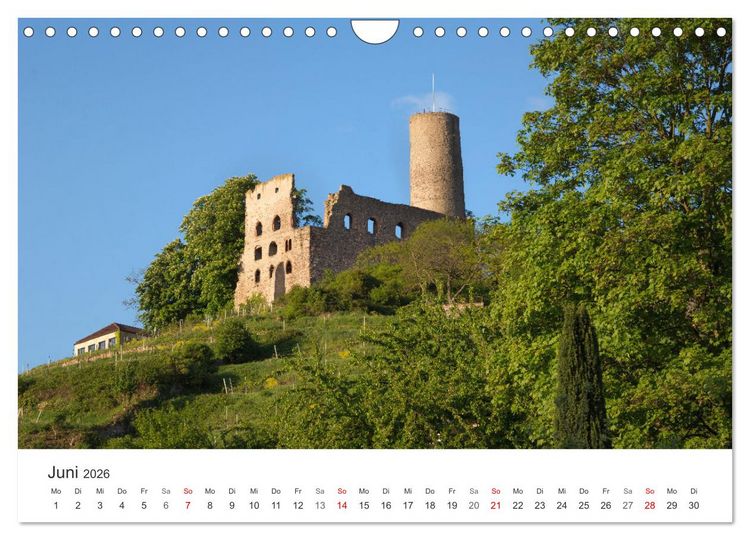 Produktbild: Schriesheim an der Bergstra&szlig;e - Impressionen aus Stadt und Natur (Wandkalender 2026 DIN A4 quer), CALVENDO Monatskalender